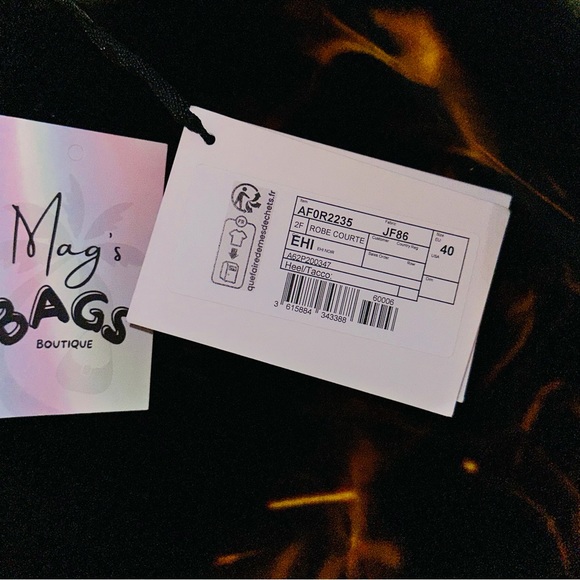 Balmain: Velvet Fire Mini Black Dress - Picture 15 of 16